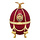 Imperial Collection Super Premium Fabergé Vodka Egg Ruby