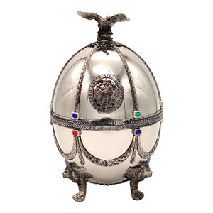 Imperial Collection Fabergé Vodka Egg Silver