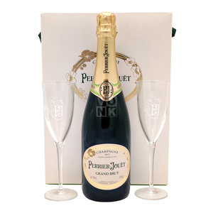 Perrier-Jouët Grand Brut Giftset met 2 Glazen