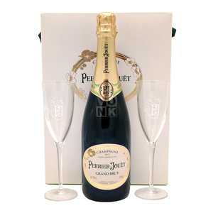 Perrier-Jouët Grand Brut Giftset with 2 Glasses