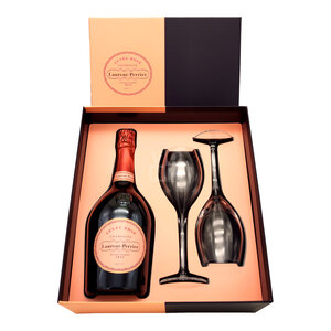 Laurent-Perrier Cuvée Rosé & 2 Glasses