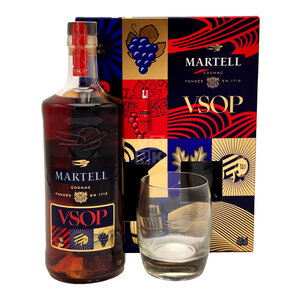 Martell VSOP Limited Edition + 2 Glazen