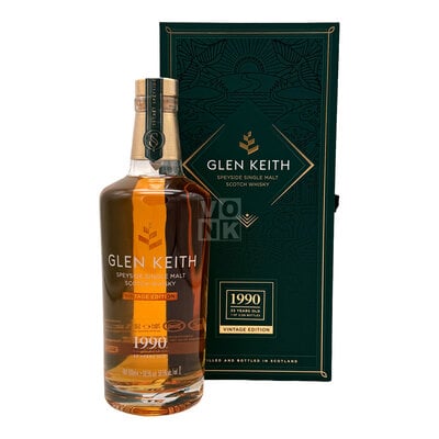 The Secret Speyside Collection Glen Keith Vintage 1990, 33 jaar oud