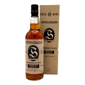 Springbank 21-year-old Doos Licht Beschadigt