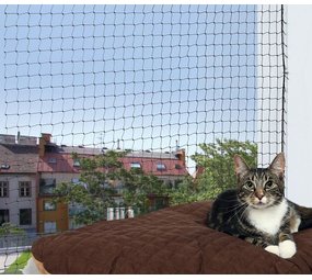 Trixie Bescherm Net voor Balkon zwart Trixie Bescherm Net voor Balkon zwart