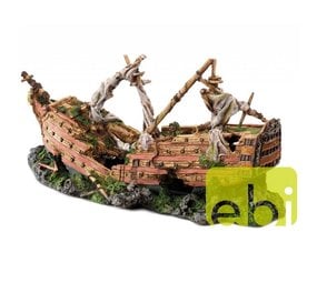 groei Acht Christian Aquarium Decoratie Schip, Boot of Scheepswrakken - Pets Gifts