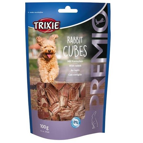 Trixie Hondensnack Premio Rabbit Cubes 100 gram Trixie Hondensnack Premio Rabbit Cubes 100 gram