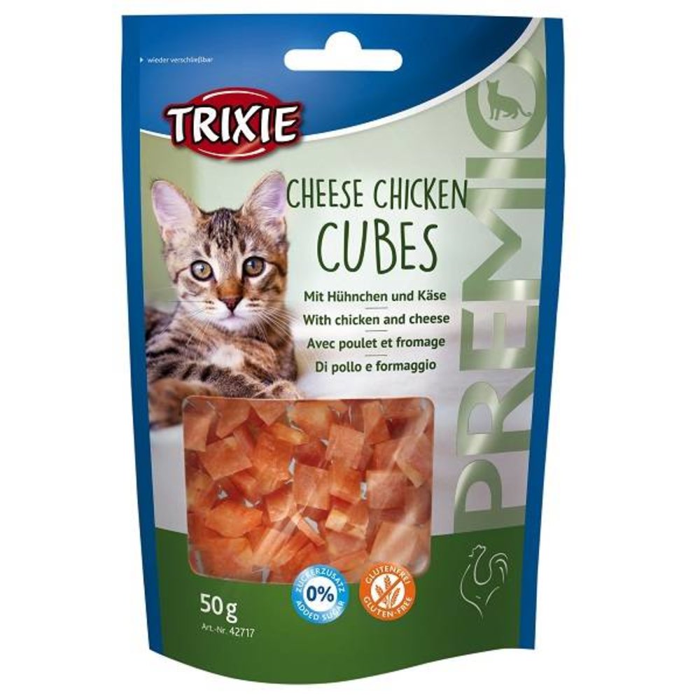 Trixie Kattensnack Premio Kaas & Kip Blokjes