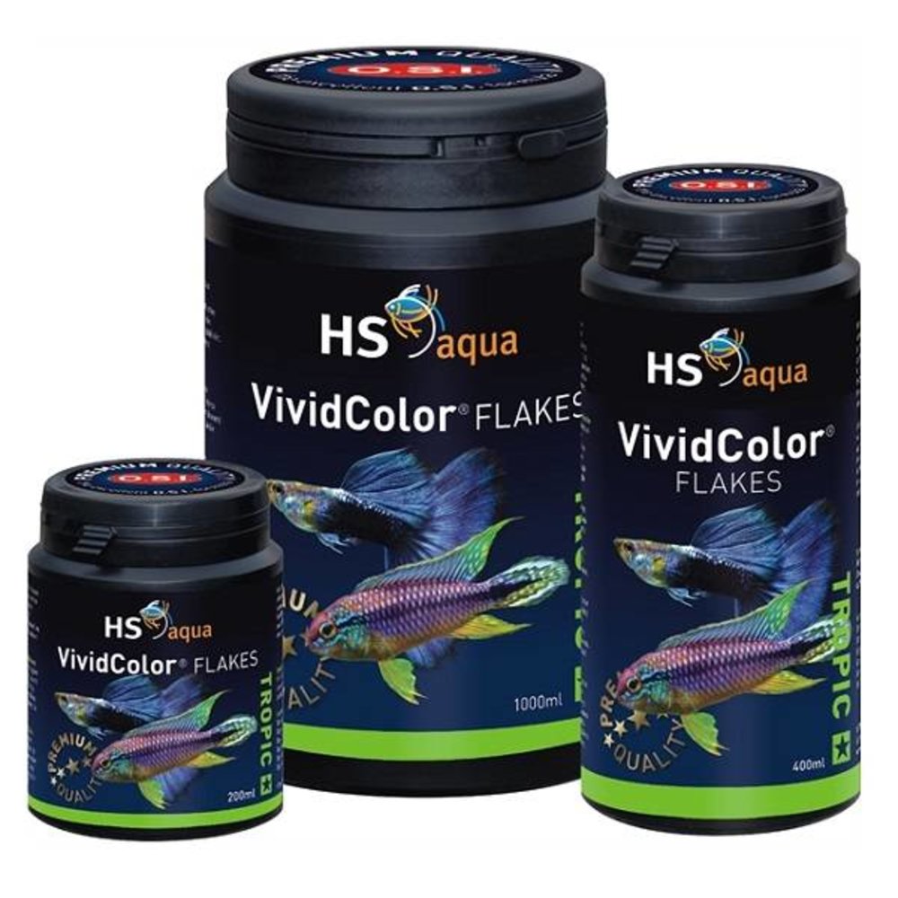 HS Aqua Vivid Color Flakes Tropische vis HS Aqua Vivid Color Flakes Tropische vis
