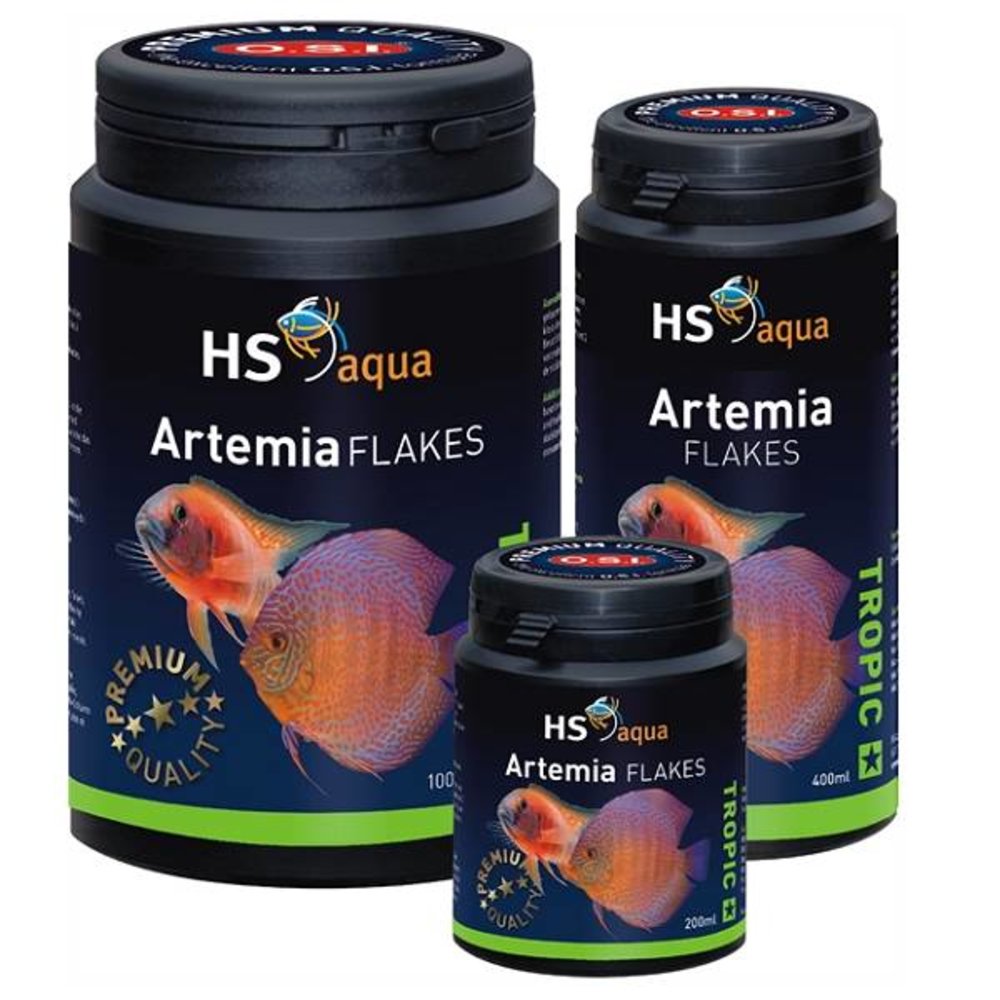 HS Aqua Artemia Flakes Voeding voor Vleesetende Vissen HS Aqua Artemia Flakes Voeding voor Vleesetende Vissen