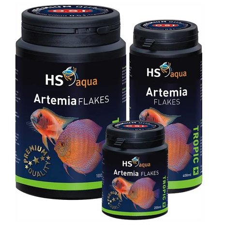 HS Aqua Artemia Flakes Voeding voor Vleesetende Vissen HS Aqua Artemia Flakes Voeding voor Vleesetende Vissen
