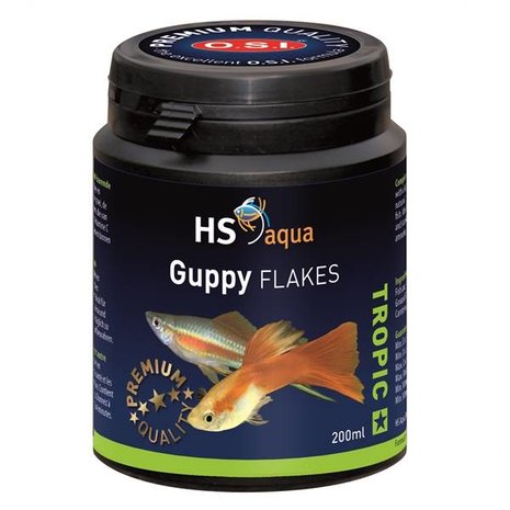 HS Aqua Voeding voor Guppys Flakes HS Aqua Voeding voor Guppys Flakes