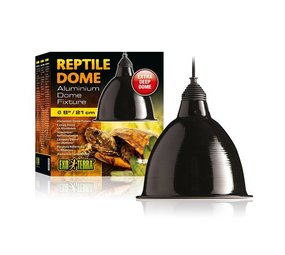 Exo Terra Aluminium Reptile Dome lamphouder ø 21 cm Exo Terra Aluminium Reptile Dome lamphouder ø 21 cm