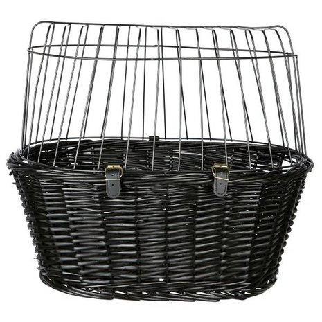 Trixie Fietsmand Hond zwart