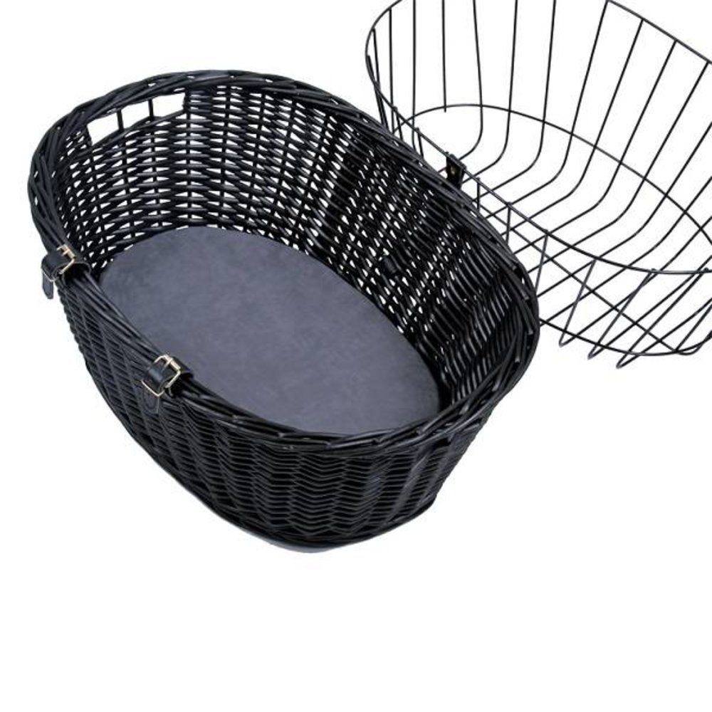 Trixie Fietsmand Hond zwart