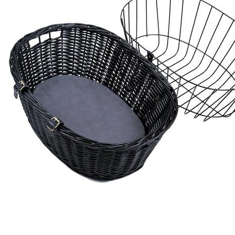 Trixie Fietsmand Hond zwart