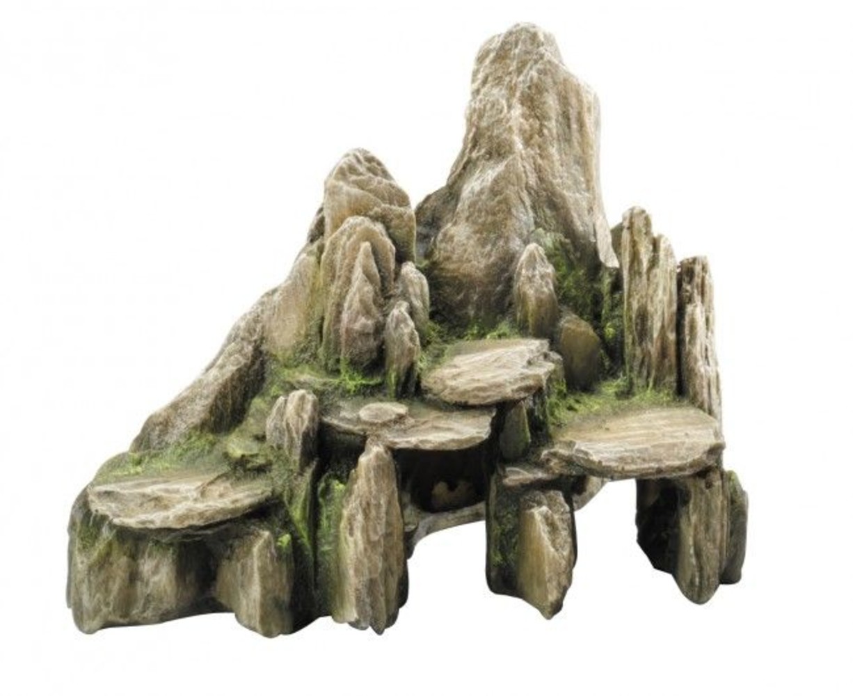Aqua Della Decoratie Steen Slate Cave met Moss