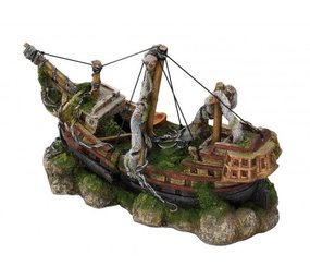 Aqua Della Aquarium Decoratie Three Masted Ship Medium