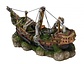 Aquarium Decoratie Three Masted Ship Medium