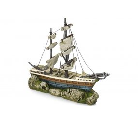 Aqua Della Aquarium Decoratie Boat with sails