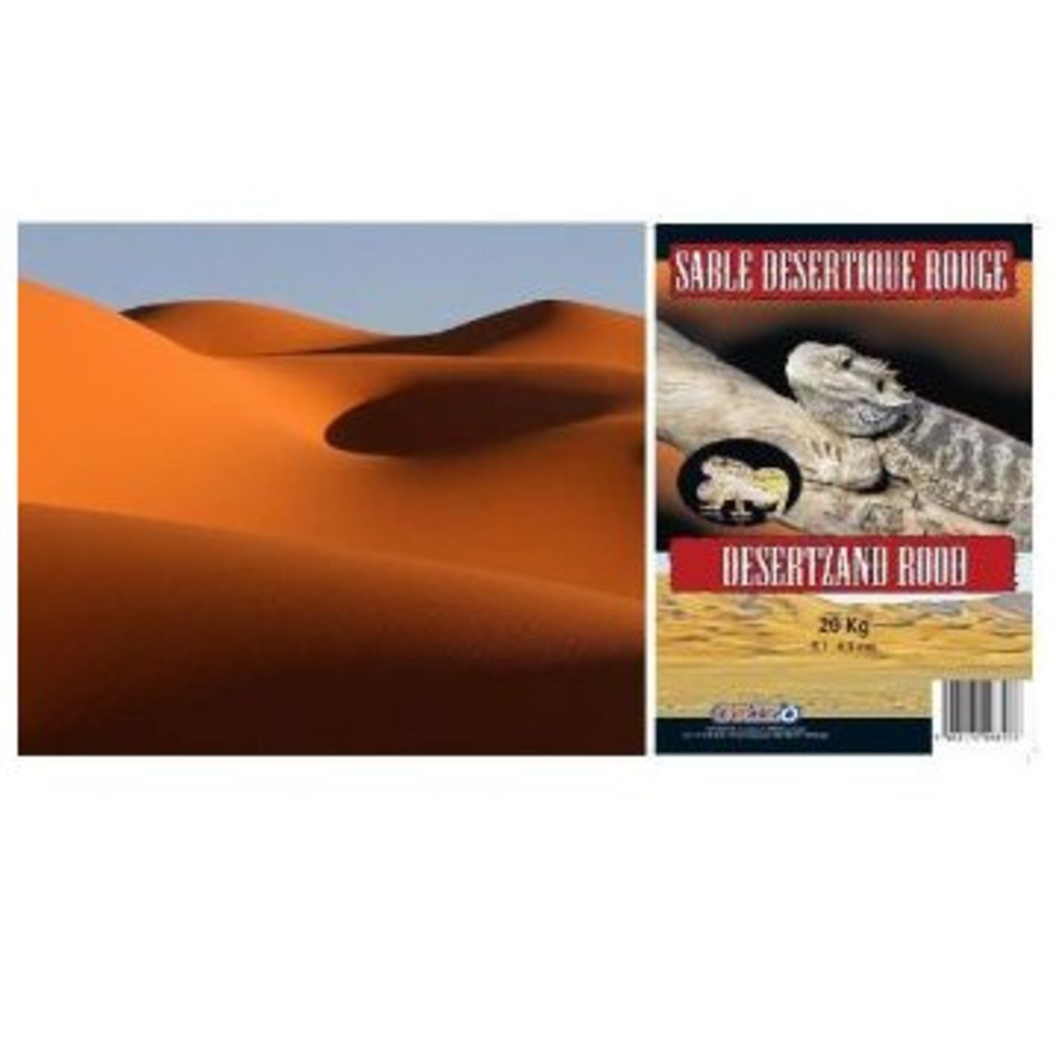 Draad Interpersoonlijk grafisch Woestijnzand Rood 20 KG voor Terrarium - Pets Gifts