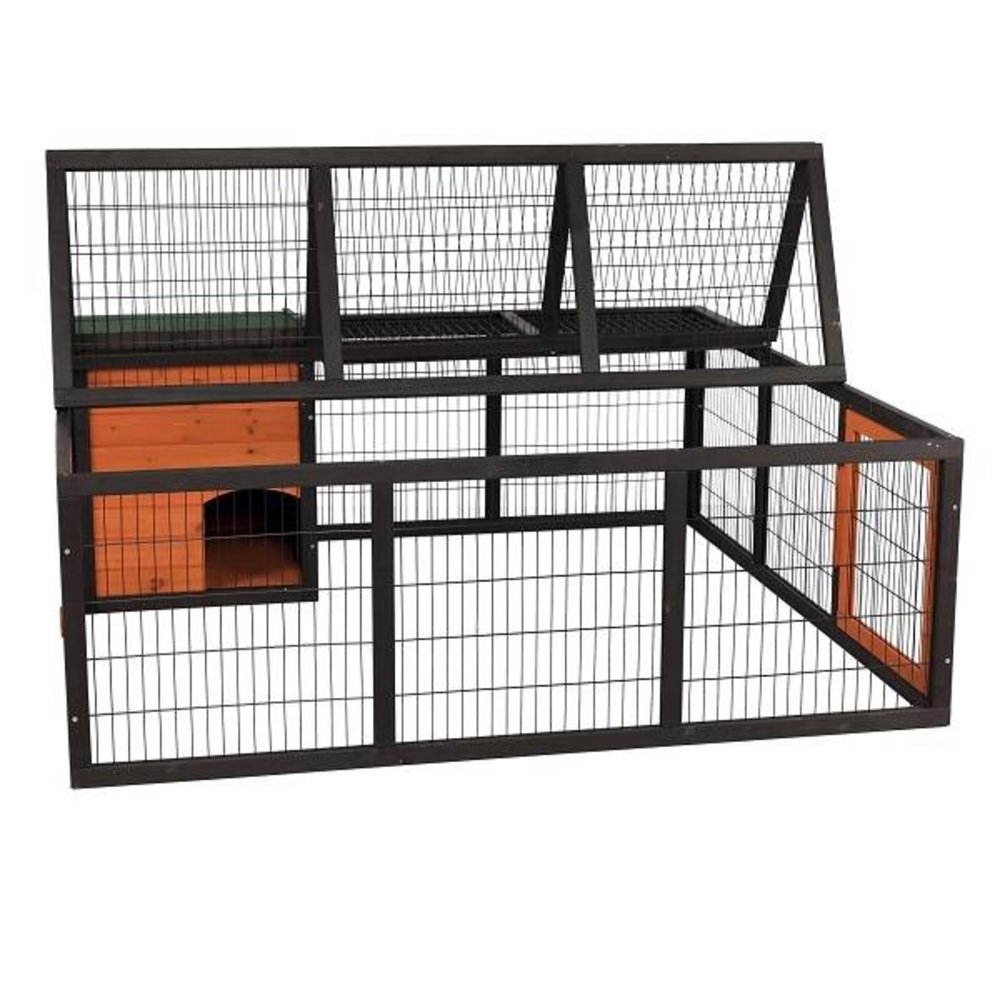 Trixie Buitenren met dak en nachthok