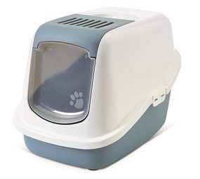 Savic Kattenbak Nestor Earth Collection blauw Savic Kattenbak Nestor Earth Collection blauw