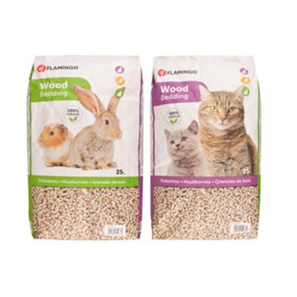 Flamingo Premium Houtkorrels 15 KG