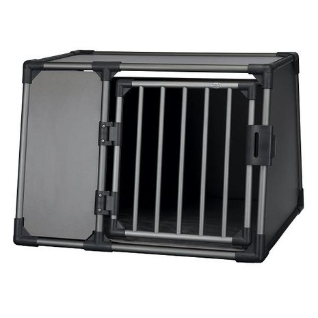 Trixie Auto Vervoersbox Aluminium grafiet
