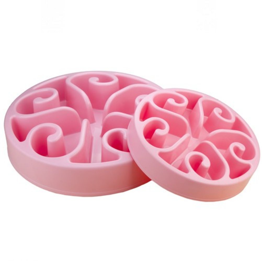 Eat Slow Live Longer Anti Schrokbak Roze