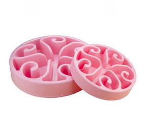 Eat Slow Live Longer Anti Schrokbak Roze