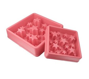 Eat Slow Live Longer Anti Schrokbak Star roze