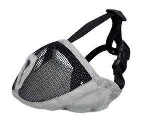 Trixie Muilkorf voor rassen met platte neus grijs Trixie Muilkorf voor rassen met platte neus grijs