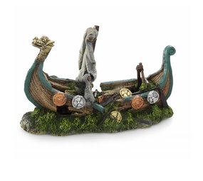 Aqua Della Aquarium Decoratie Viking boat