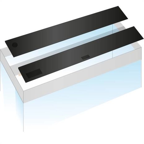 Juwel Kleppenset zwart voor Lido 200 2-delig