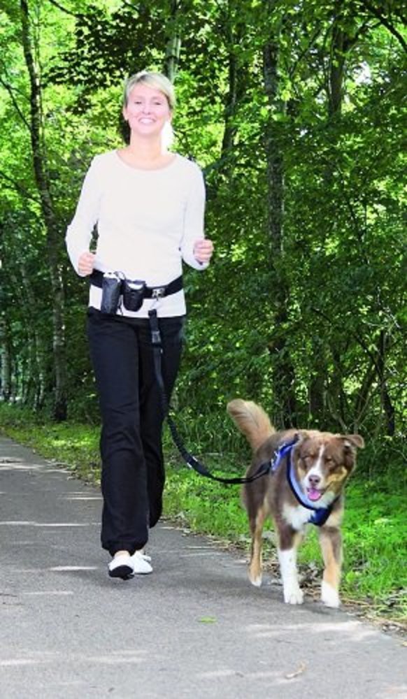 Trixie Looplijn met heupriem zwart