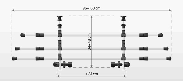 Trixie Hondenrek Auto Aluminium