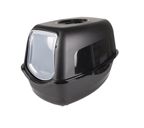 Flamingo Kattenbak Lexie zwart Large Flamingo Kattenbak Lexie zwart Large