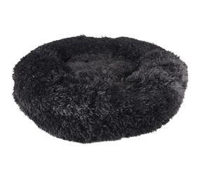 Flamingo Pluche Mand Rond zwart