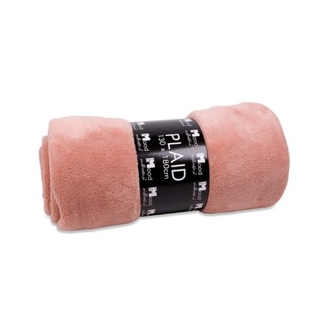 Lex & Max Fleece Deken 130 x 180 cm Earth Pink