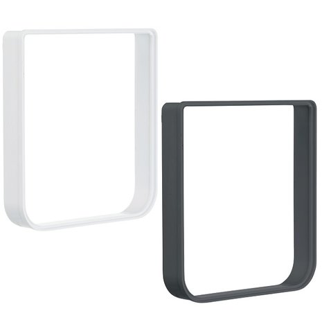 Trixie Tunnelstuk voor Kattenluik Dikke Deuren wit of grijs