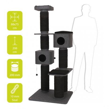 EBI Krabpaal Comfort Plus Onyx grijs