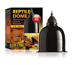 Exo Terra Aluminium Reptile Dome lamphouder ø15 cm Exo Terra Aluminium Reptile Dome lamphouder ø15 cm