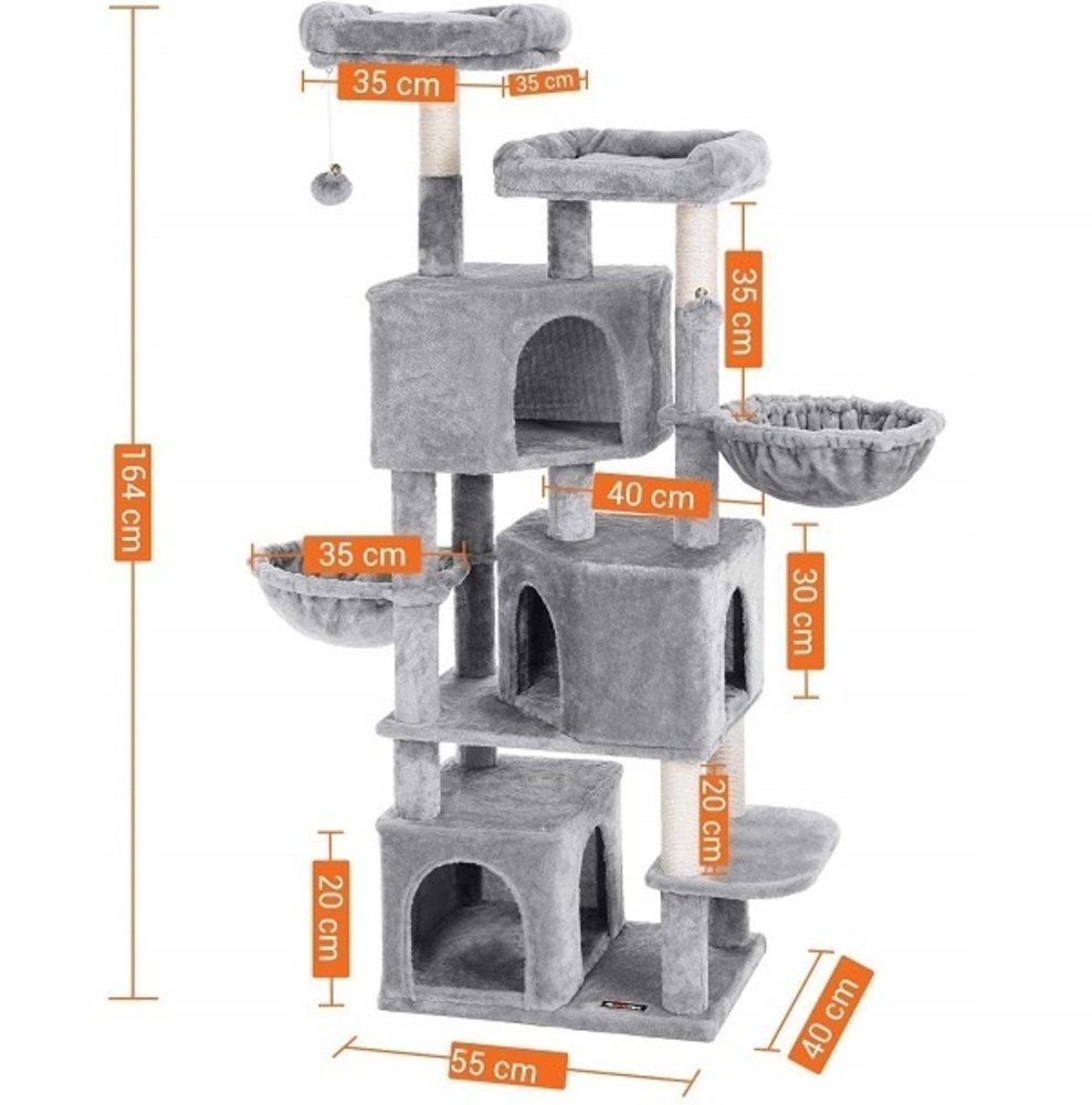 Pets Gifts Krabpaal Holzam licht grijs Pets Gifts Krabpaal Holzam licht grijs