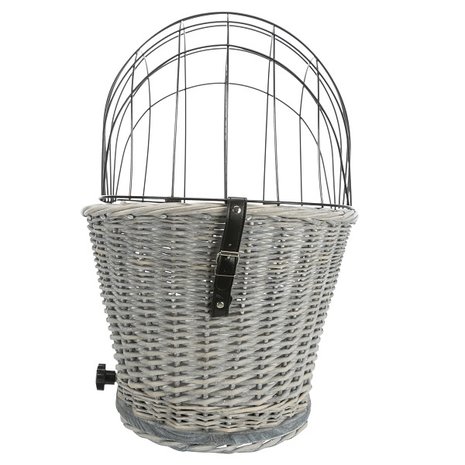 Trixie Fietsmand Hond grijs E-Bike