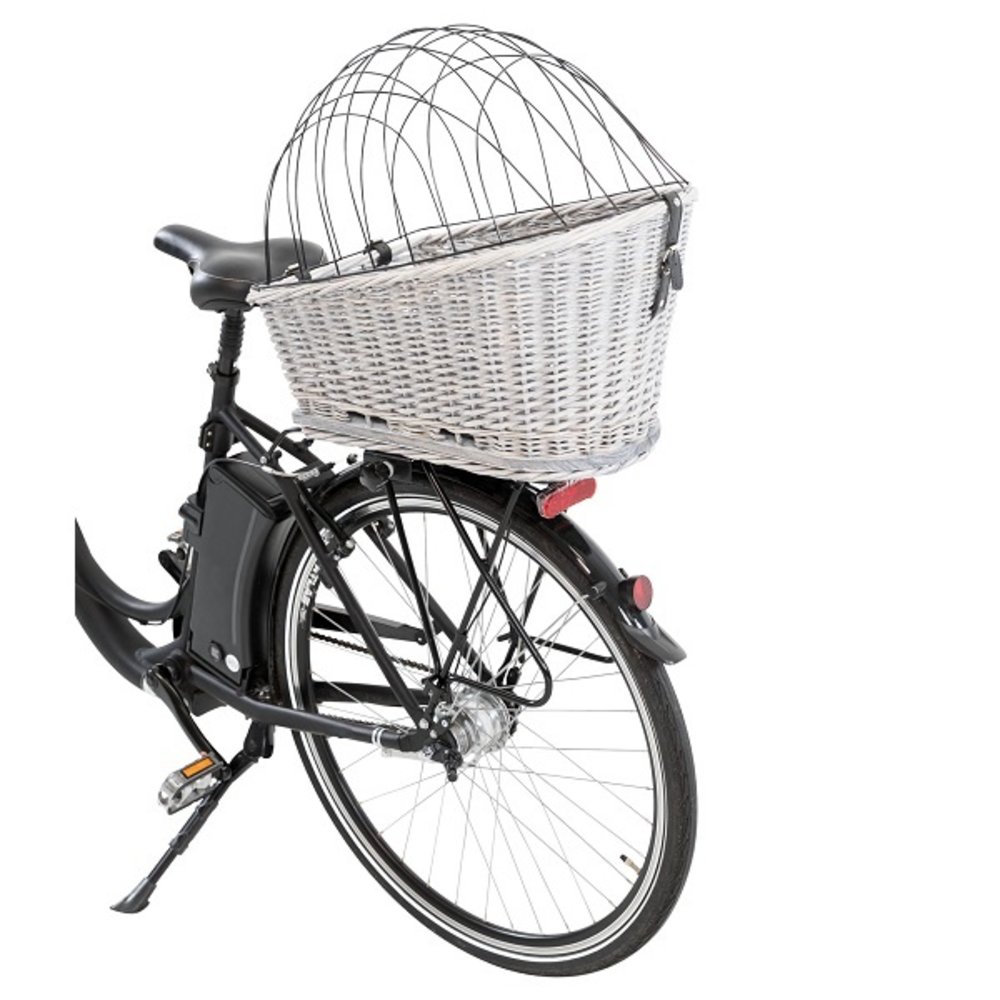 Trixie Fietsmand Hond grijs E-Bike