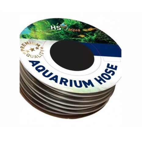HS Aqua Luchtslang Antraciet 4-6 mm per meter te bestellen