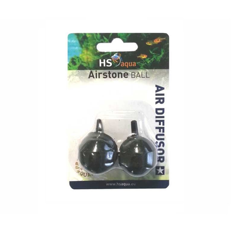 HS Aqua Luchtsteen Bal zwart 2st