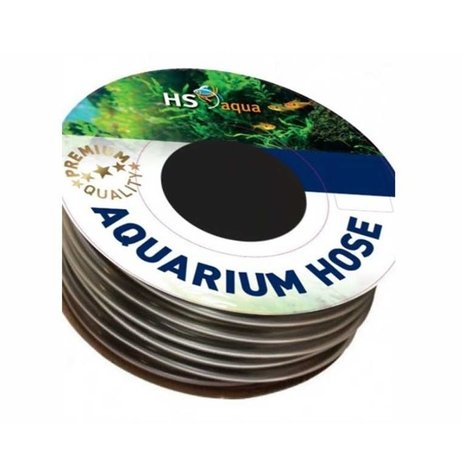 HS Aqua Aquarium Slang  Antraciet 16-22 mm Per meter te bestellen