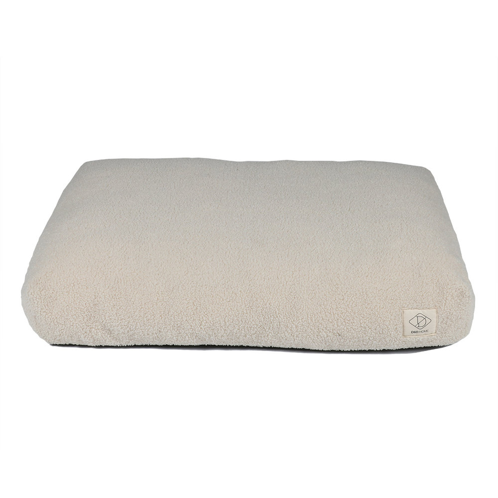 D&D Orthopedische Hondenkussen Polly wit